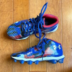 Under Armour Jr Spotlight USA Football Cleat